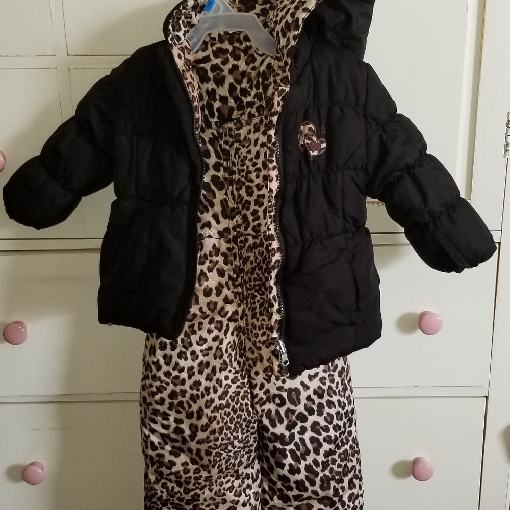 Toddler girl snowsuit